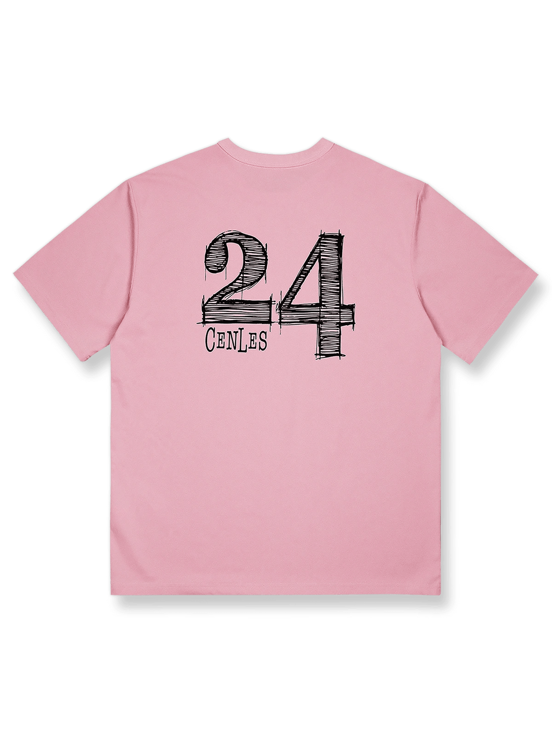 "No.24"レトロスポーツ半袖Tシャツの正面全体図、5色を展示