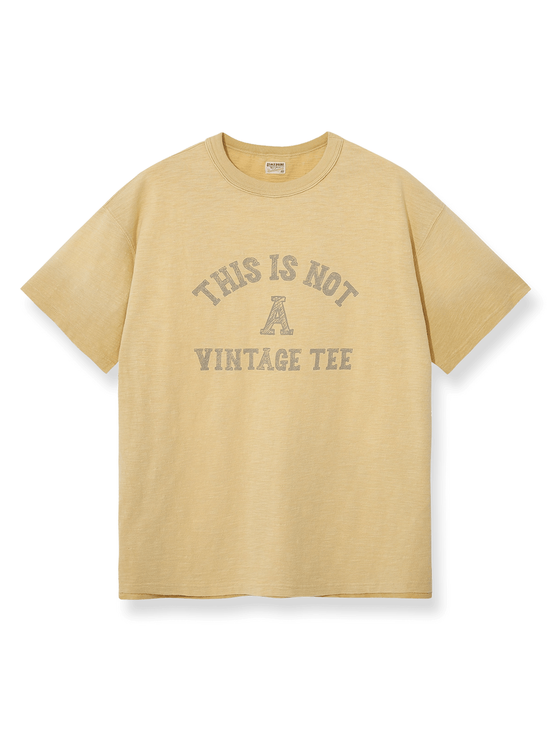  NOT Vintage Tee ヴィンテージ加工質感Tシャツ正面図