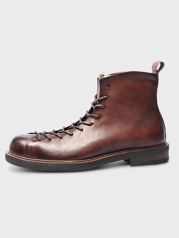 Parata | "Handmade by artisans" genuine leather biker boots