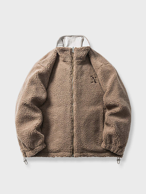 PARDON | Reversible Lamb Fleece Padded Jacket