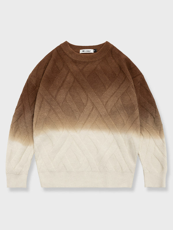 PARDON | Gradient color sweater