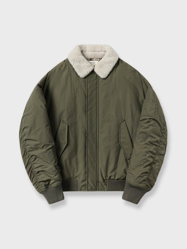 PARDON | Thick flight jacket with fleece collar