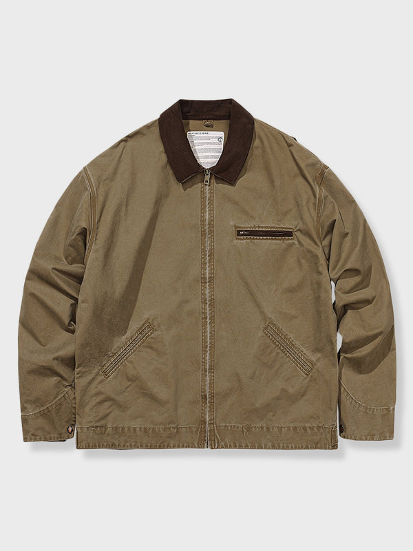 PARDON | Corduroy patchwork Detroit jacket