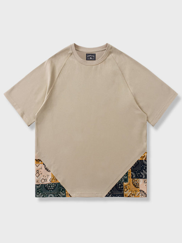 PARDON | Paisley patchwork T-shirt