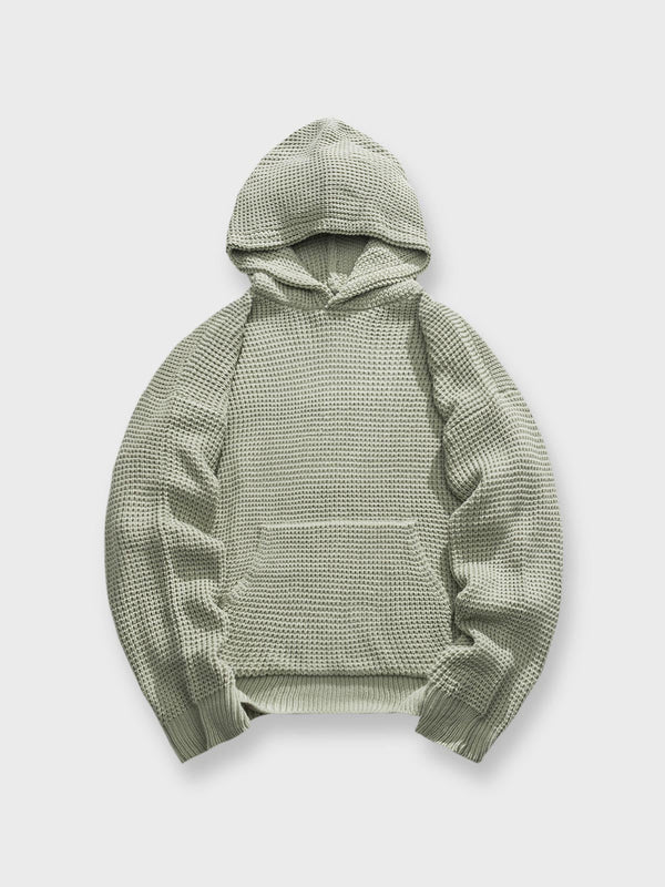 PARDON | Knitted hooded sweatshirt available in 3 colors