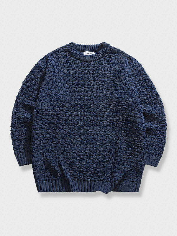 PARDON | Cable knit drop shoulder sweater