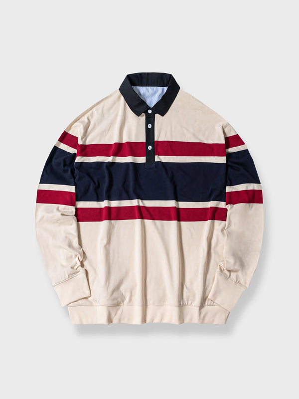 Parolibre | Ivy Stripe Rugby Polo Shirt