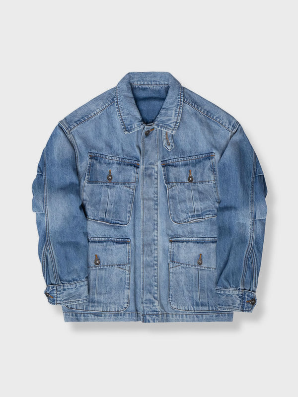 Parolibre | 4 Pocket Washed Denim Jacket