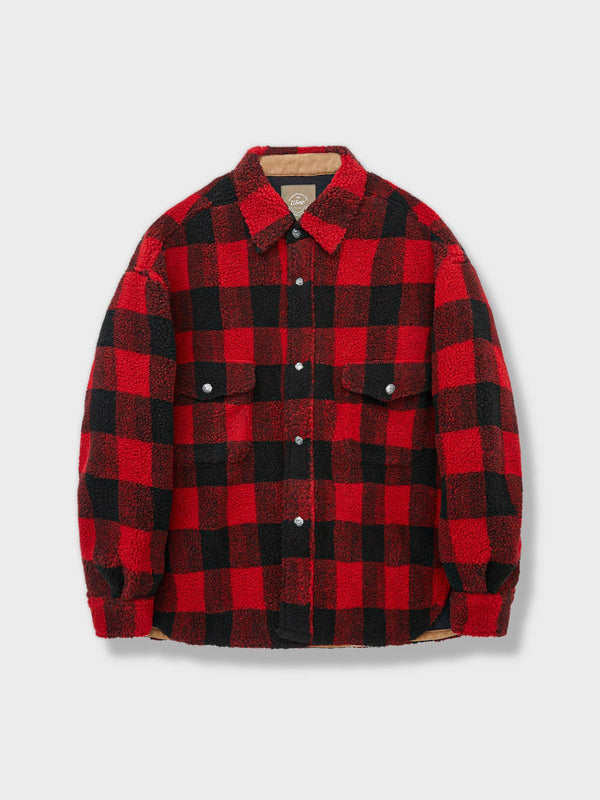 Parolibre | Fleece check shirt