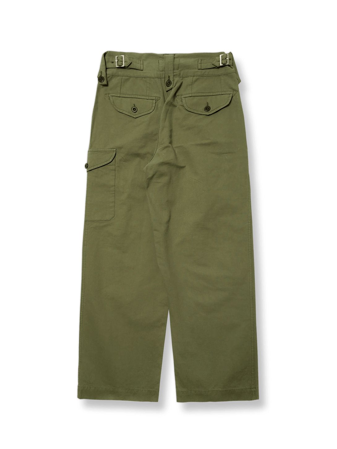 グルカ ARMY PANTS ダブルプリーツチノパンツの平置き画像