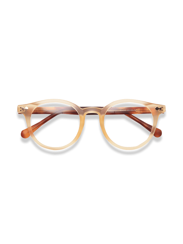 Amber Frame Blue Light Blocking Glasses