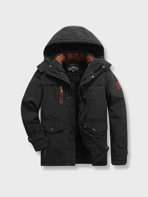 PESSOA | Windproof and waterproof fleece-lined padded jacket