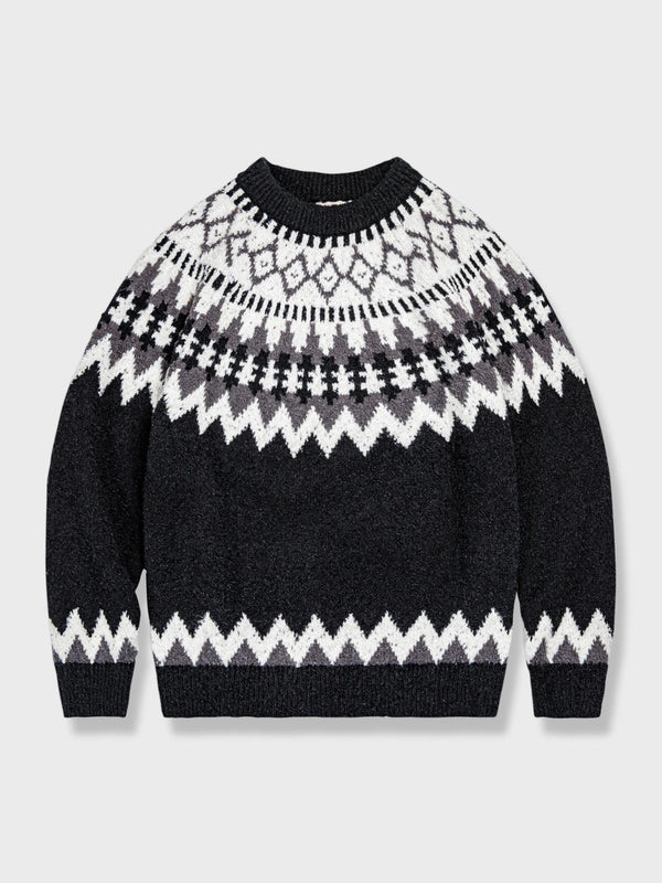 PESSOA | Icelandic crew neck knit sweater