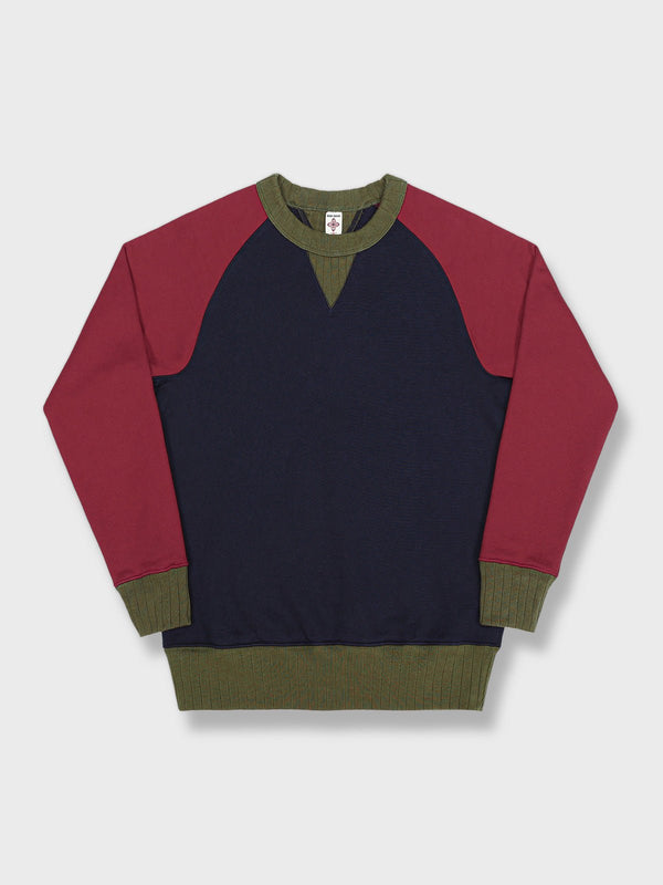 PESSOA | Raglan sleeve color block sweatshirt