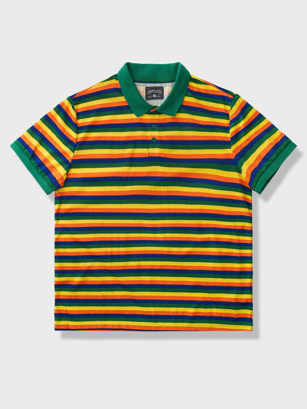 PESSOA | Colorful striped polo shirt