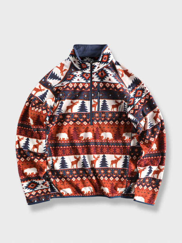 PESSOA | NAVAJO Totem Fleece Half Zip Sweatshirt