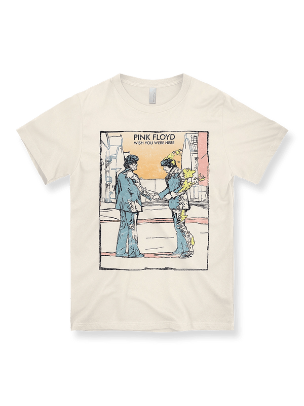 Pink Floyd Tシャツ前面の『Wish You Were Here』カバーアート