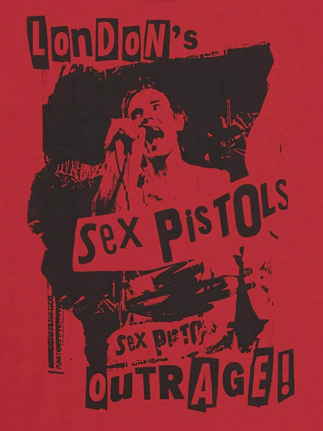 SEX PISTOLS バンドプリントTシャツ詳細展示