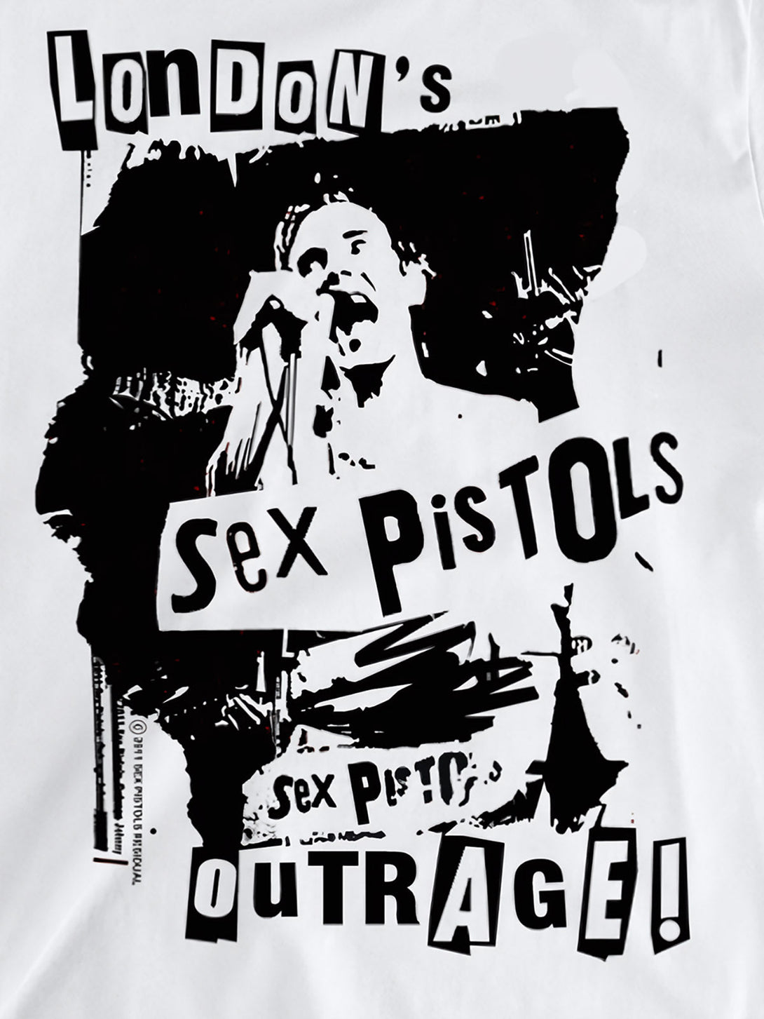 SEX PISTOLS バンドプリントTシャツ詳細展示