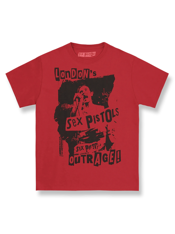 SEX PISTOLS バンドヴィンテージプリントTシャツ前面図