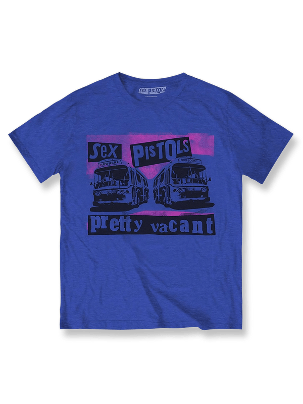 Sex Pistols Tシャツ前面の『Pretty Vacant』デザイン、パンクスタイル