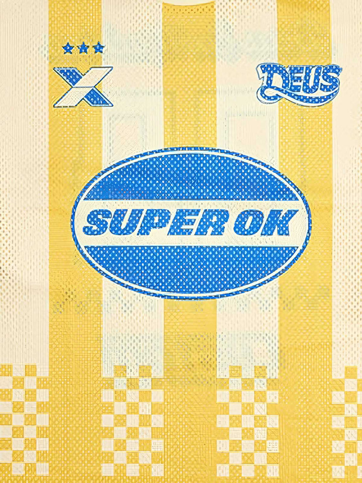 クラシックな“SUPER OK”ダッシュ要素のダウンヒルギア細部展示