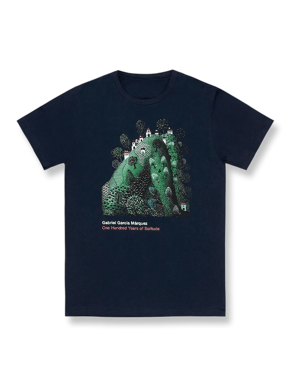 製品画像: ガブリエル・ガルシア・マルケス『百年の孤独』Tシャツ正面図