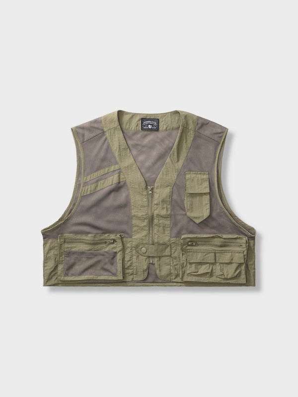 V-neck mesh vest